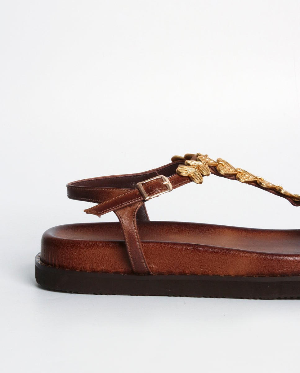 Sandalias Aura Plataforma Bio Choco - cuchy.es