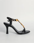Sandalias de tacón Aura Black - cuchy.es
