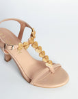 Sandalias de tacón Aura Nude - cuchy.es