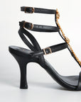 Sandalias de tacón Cornelia Black - cuchy.es