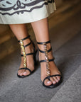 Sandalias de tacón Cornelia Black - cuchy.es