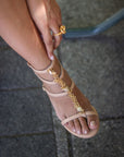 Sandalias de tacón Cornelia Nude - cuchy.es