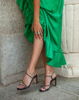 Sandalias de tacón Elma Black - cuchy.es