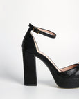 Sandalias de tacón Fátima Black - cuchy.es
