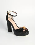 Sandalias de tacón Fátima Black - cuchy.es