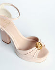 Sandalias de tacón Fátima Nude - cuchy.es
