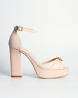 Sandalias de tacón Fátima Nude - cuchy.es