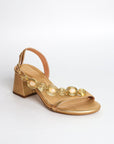 Sandalias de tacón Hera Gold - cuchy.es