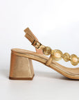 Sandalias de tacón Hera Gold - cuchy.es