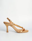 Sandalias de tacón Octavia Gold - cuchy.es