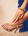 Sandalias de tacón Octavia Silver - cuchy.es