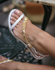 Sandalias de tacón Octavia Silver - cuchy.es