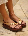 Sandalias Enea Cuña Choco 4 - cuchy.es