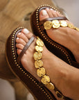 Sandalias Enea Cuña Choco 7 - cuchy.es
