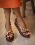 Sandalias Enea Cuña Choco 7 - cuchy.es