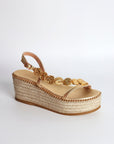 Sandalias Enea Cuña Gold 7 - cuchy.es