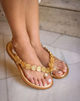 Sandalias Enea Gold - cuchy.es