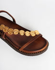 Sandalias Enea Plataforma BIO Choco - cuchy.es
