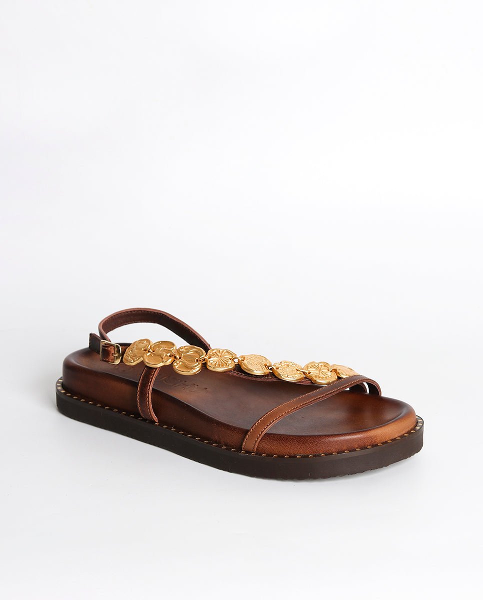 Sandalias Enea Plataforma BIO Choco - cuchy.es