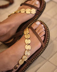 Sandalias Enea Plataforma BIO Choco - cuchy.es