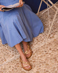 Sandalias Enea Plataforma Bio Gold - cuchy.es