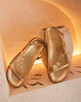 Sandalias Enea Plataforma Bio Gold - cuchy.es