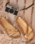 Sandalias Enea Plataforma Bio Gold - cuchy.es