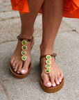Sandalias Gea Plataforma Choco - cuchy.es