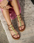 Sandalias Itaca Plataforma Confort Choco - cuchy.es