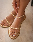 Sandalias Lisa Gold - cuchy.es