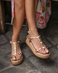Sandalias Lyra Cuña Gold 4 - cuchy.es