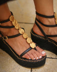 Sandalias Nysa Cuña Black 7 - cuchy.es