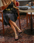 Sandalias Nysa Cuña Black 7 - cuchy.es