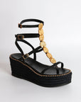 Sandalias Nysa Cuña Black 7 - cuchy.es