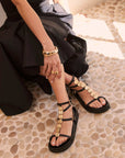 Sandalias Nysa Plataforma Bio Black - cuchy.es