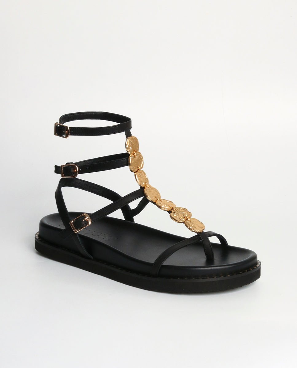 Sandalias Nysa Plataforma Bio Black - cuchy.es