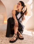 Sandalias Nysa Plataforma Bio Black - cuchy.es