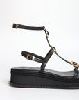 Sandalias Penélope Cuña Black 4 - cuchy.es