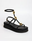 Sandalias Penélope Cuña Black 4 - cuchy.es