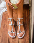 Sandalias Penélope Silver - cuchy.es