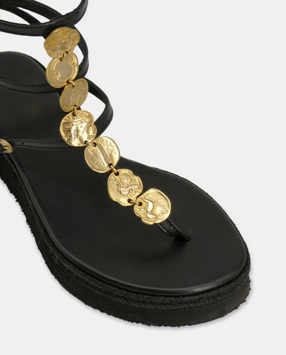 Sandalias Plaka Plataforma Black - cuchy.es