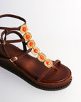 Sandalias Tessa Cuña Choco 4 - cuchy.es