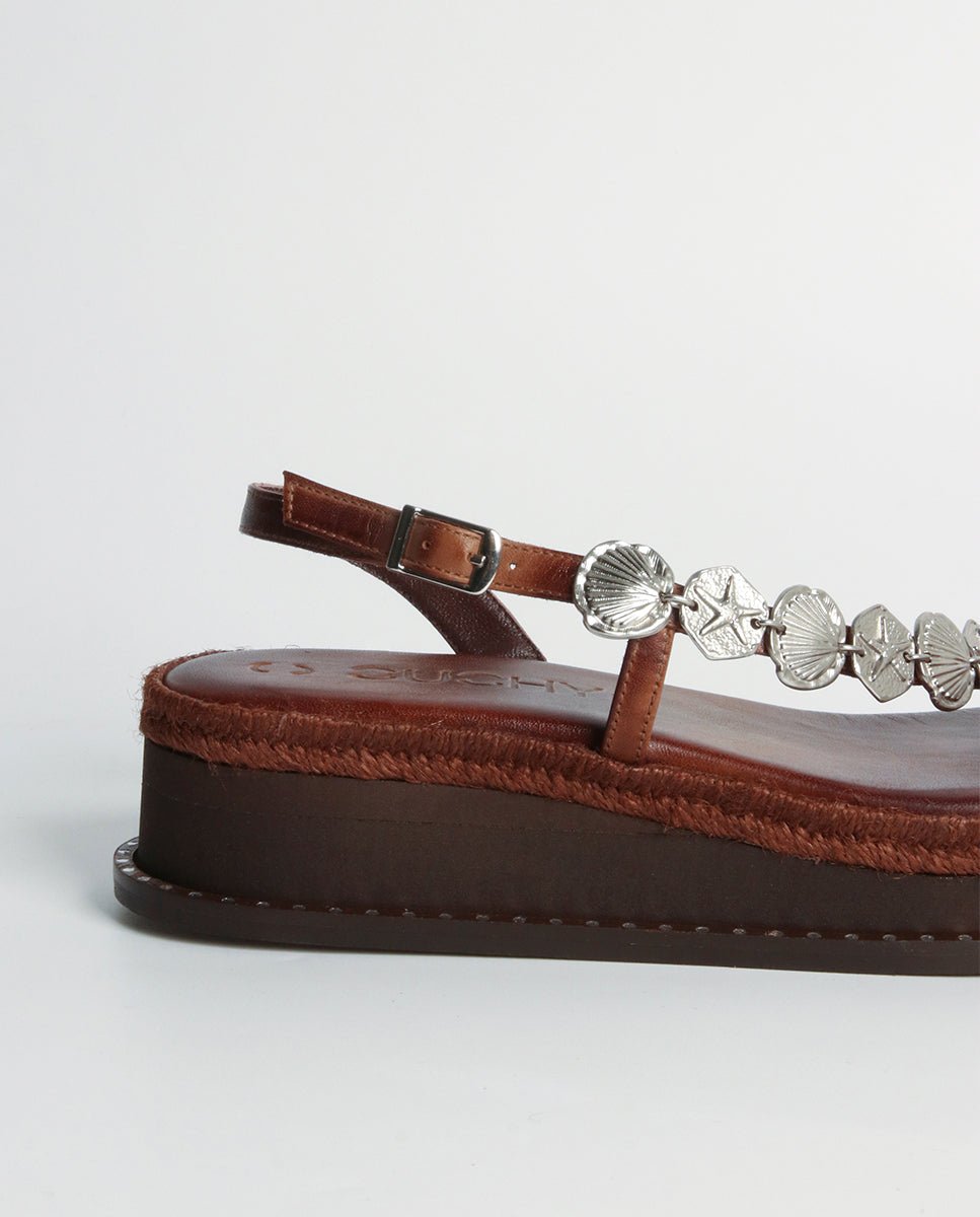 Sandalias Timea Cuña Choco 4 - cuchy.es