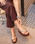 Sandalias Timea Cuña Choco 4 - cuchy.es