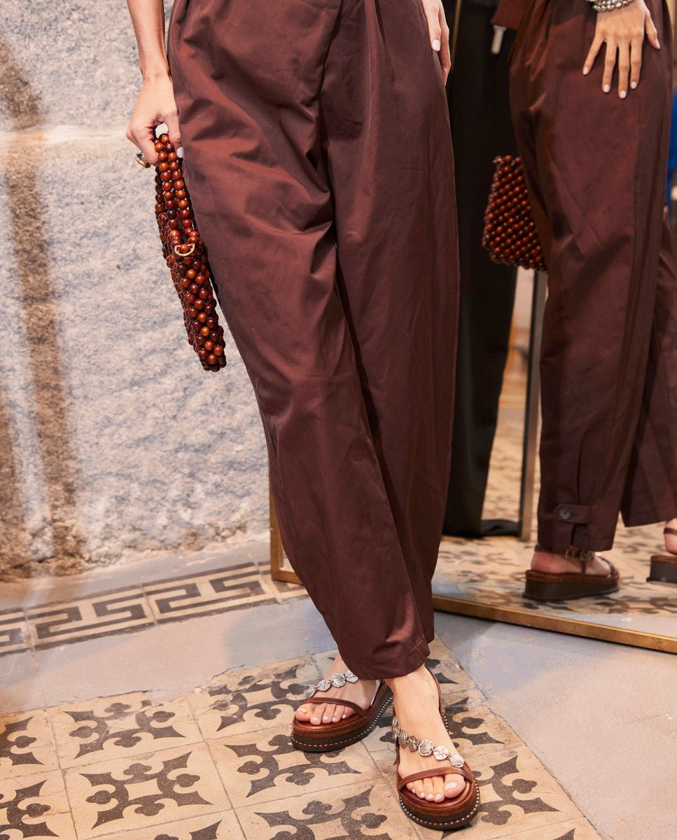 Sandalias Timea Cuña Choco 4 - cuchy.es
