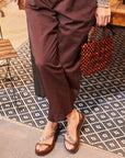 Sandalias Timea Cuña Choco 4 - cuchy.es