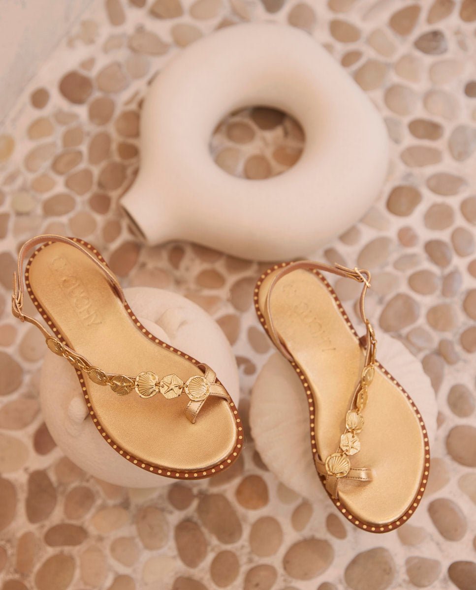 Sandalias Timea Gold - cuchy.es