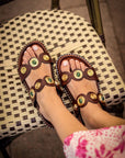 Sandalias Vega Plataforma BIO Choco - cuchy.es