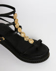 Sandalias Vesta Cuña Black 4 - cuchy.es