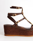 Sandalias Vesta Cuña Choco 7 - cuchy.es